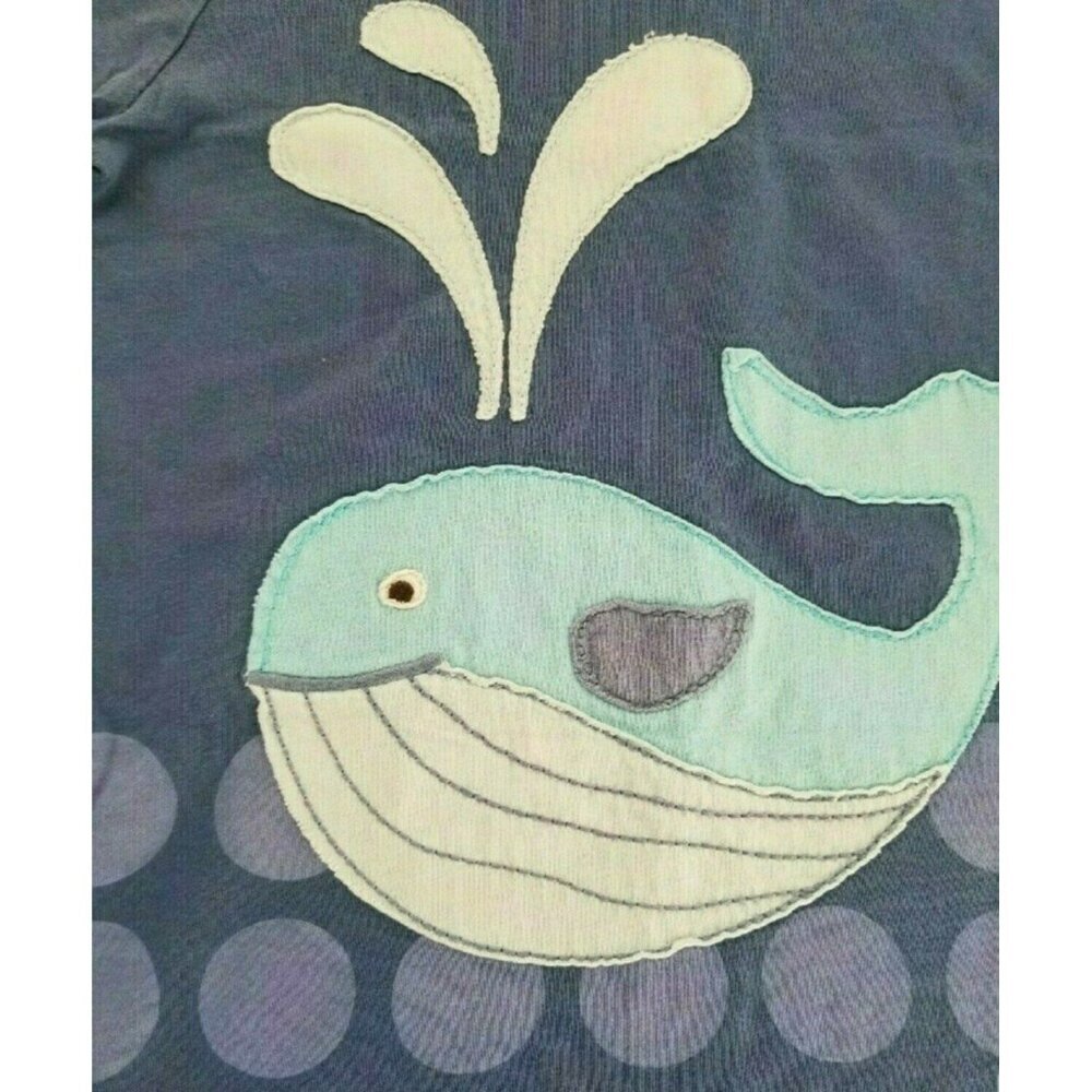 Mini Boden Whale Applique Tee 9/10 Boys - Picture 2 of 4